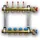 ROTH Heizkreisverteiler HK 8 absperrbar 1" AG mit Durchflussanzeige