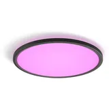 Philips Hue Panelleuchte 'Hue Tento' schwarz Ø 42,1 x 3,07 cm,
