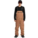 Volcom Roan Bib Overall Snowboardhose Terra Brown S