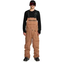 Volcom Roan Bib Overall Snowboardhose Terra Brown S