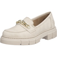 RIEKER Damen M3861 Loafer, beige, 39