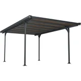 CANOPIA Palram Carport Verona 5000 Aluminium 500 cm x 297 cm x 218 cm Grau