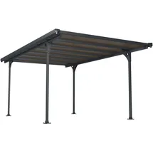 CANOPIA Palram Carport Verona 5000 Aluminium 500 cm x 297 cm x 218 cm Grau