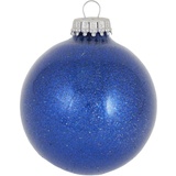 Krebs Glas Lauscha Weihnachtsbaumkugel »CBK03209, Weihnachtsdeko, Christbaumschmuck, Christbaumkugeln Glas«, (Set, 6 St.), aus Glas, blau