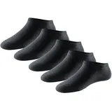SCHIESSER Sneakersocken 5 Paar Schwarz 35-38