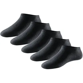 SCHIESSER Sneakersocken 5 Paar Schwarz 35-38