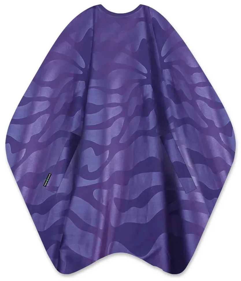 Trend Design NANO Compact Färbeumhang - Violett gemustert