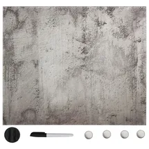 vidaXL Magnettafel 40 x 40 cm Weiß