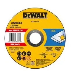 Dewalt Trennscheibe Edelstahl flach 125x1.2mm