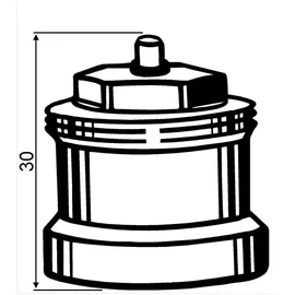 HEIMEIER Spindelverlängerung 30mm Adapter