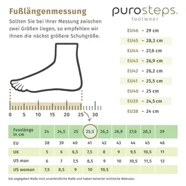 purosteps footwear Fieltro Herren Braun/Orange 45