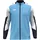 Polyesterjacke skyblue/weiß/marine 128