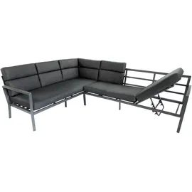 bellavista® Sorrent Ecklounge grau Aluminium