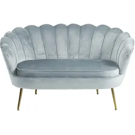 SalesFever Muschelsofa aus Samt
