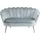 SalesFever Muschelsofa aus Samt