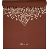 Gaiam Intense Rust Sundial Flower Yoga 5 mm Classic Printed rot