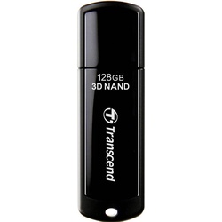 Transcend USB Stick 3D NAND Flash Drive (128 GB, USB A, USB 3.1), USB Stick, Schwarz