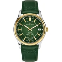 Jacques Lemans 1-2197D Herrenuhr Derby Grün/Zweifarbig