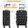 Kesser KESSER® Reisekoffer Koffer ABS Hartschalenkoffer mit Zahlenschloss, Kofferwaage & Reisebrieftasche 360° Rollen Koffer für Business Reise Trolley