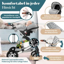 Kesser Loops 3 in 1 grau/silber