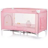 Chipolino Reisebett, Capri, Tragetasche, große Seitentasche pink