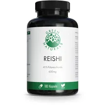Heilpflanzenwohl GREEN NATURALS Reishi 650 mg Hochdos.vegan Kapseln