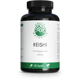 Heilpflanzenwohl GREEN NATURALS Reishi 650 mg Hochdos.vegan Kapseln