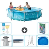 Frame Pool Rund - 305x76 Cm - 7-teilig  S314