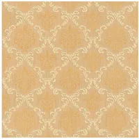 Profhome Textiltapete 0,53 m x 10 m 5,33 m2 Orange/Beige 956293