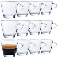 konzept Espressotasse 0,08 l Transparent 12 St.