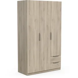 Demeyere Drehtürenschrank Ghost 119,4 x 203 x 51,1 cm Braun