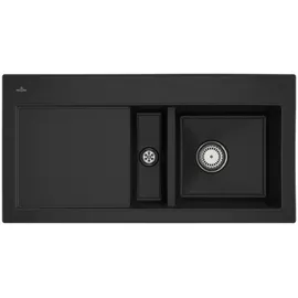 Villeroy & Boch Subway 60 rechts Einbauspüle chromite 1000 x 510 mm Excenterbetätigung