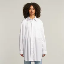 G-Star Oversized Boyfriend Hemd Weiß XXL