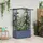 vidaXL Hochbeet mit Rankgitter und Dach 125 x 40 x 138 cm Grau