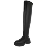 wvonif Plateaustiefel Damen Schwarz 38