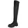 wvonif Plateaustiefel Damen Schwarz 38