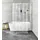 KLEINE WOLKE Duschvorhang Pocket Clear 180 x 200 cm transparent