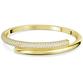 Swarovski Dextera Armreif, Vergoldetes Damenarmband mit Strahlenden Swarovski Kristallen