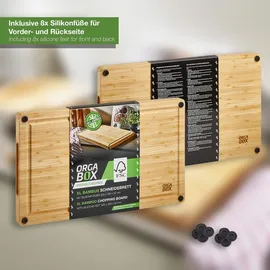 SOTech ORGA-BOX Schneidebrett Bambus 1-St 50 x 30 x 3,2 cm Braun