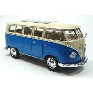 VW Bus Bus Bulli T1 (1963) 1:31 blau Modellauto ca. 14cm von WELLYNDHware!