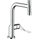 hansgrohe Select Spültisch-Einhebelmischer 39863000 mit Ausziehbrause, chrom