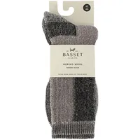STAPP Basset Socks Merino 3 Paar Beige/Grau 39-42