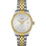 TISSOT T156.210.22.031.00 Damenuhr Quarz Ballade 34 mm Zweifarbig