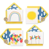 Papyrus Blanko-Karten mit Umschlägen, Little Box of Happy (20 Stück)