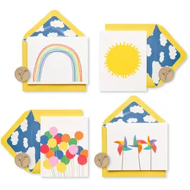 Papyrus Blanko-Karten mit Umschlägen, Little Box of Happy (20 Stück)