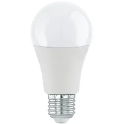 EGLO E27 LED Lampe Warmweiß Leuchtmittel 9W Glühbirne Wohnzimmer Schlafzimmer Weiß