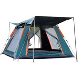 Ergocar Wasserdicht Outdoor leichtes Pop Up Wurfzelt 3-4 Personen Sonnenschutz Schnell Set-up Kuppelzelte für Camping, Rucksackreisen, Wandern und andere Outdoor-Aktivitäten (Grün, Vinyl)