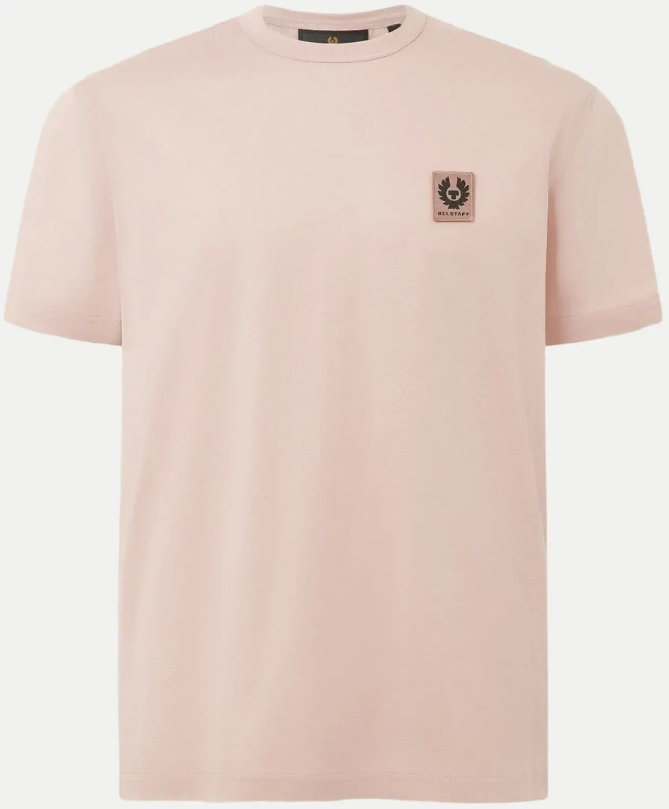 T-Shirt mit Logo-Patch Rosa XL