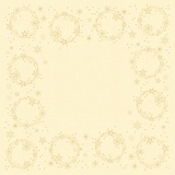 Duni Dunicel-Mitteldecken Star Shine cream 84 x 84 cm 20 Stück