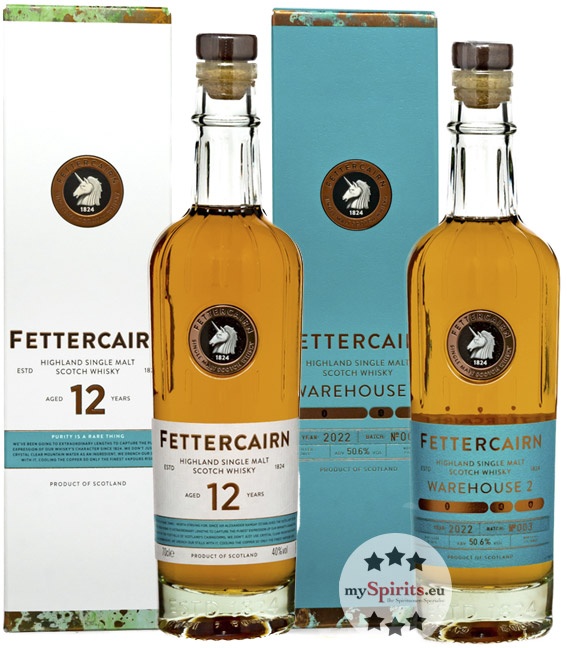 Fettercairn Set: Warehouse 2 Batch 3 & 12 Jahre Whisky